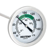REOTEMP K83B1 soil thermometer with a 12-inch stem for precise readings in soil.
