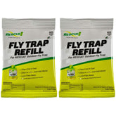 RESCUE! bait refill outdoor-use two-pack packaging compatible with reusable traps.