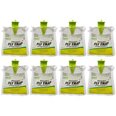 RESCUE! outdoor fly trap pack shown ready for activation in a sunny yard