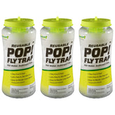 RESCUE! POP! Fly Trap outdoor setup to tackle big fly problems efficiently.