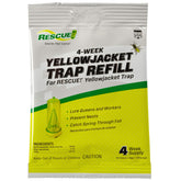 RESCUE! Yellowjacket trap front view showing reusable design for patio protection