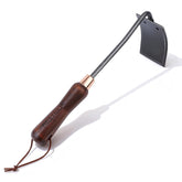 Restmo heavy duty garden hoe side view showing sturdy construction for tough soil
