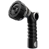 RESTMO heavy duty hose nozzle with metal body for durability and long life.