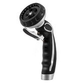 RESTMO hose nozzle with front trigger for easy one-handed watering.