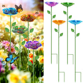 RGJ bee watering station flower shape invites pollinators in the garden