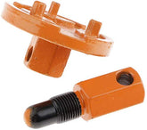 Rhym piston stop tool 14mm holds crankshaft during clutch service.