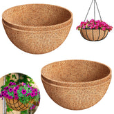 Riare 20-inch round coco liner for baskets enhances airflow and moisture retention.