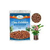 Riare 2 lb pack of organic expanded clay pebbles for indoor gardening.