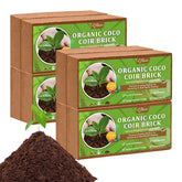 Riare 8pcs coco coir bricks package shown for easy garden setup