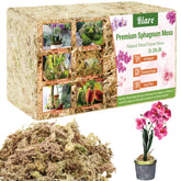 Riare premium sphagnum moss packaging ready to expand when hydrated for quick potting.