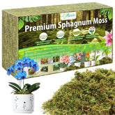 Riare sphagnum moss brick expands when soaked, ideal for potting mixes