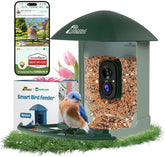 RichBird smart bird feeder camera-4MP streams live backyard birds to your phone