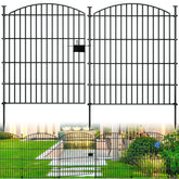 Richmen 10-panel garden fence in outdoor setup for yard containment and decoration