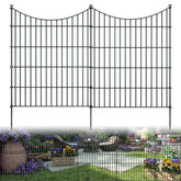 Richmen 10 Panels Garden Fence Panel shows durable rustproof construction for outdoor containment.