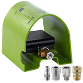 RIDGE WASHER foot valve sewer jetter kit with foot-pedal control for hands-free operation.