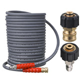 RIDGE WASHER 50ft hose for extended reach and flexible cleaning.