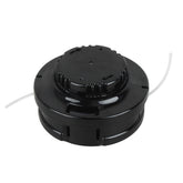 Rifatrio 191R00-0 trimmer head sideview showing Makita compatibility and quick threading.