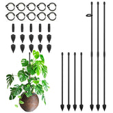 RIFNY 14-inch plant stake with clips provides sturdy indoor support for growing monstera stems.