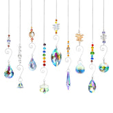 RIFNY crystal suncatchers in gift box catching sunlight and rainbows.