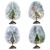 RIFNY fruit tree netting with zipper drawstring protects blueberries from birds and pests.