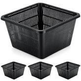 RimCereal aquatic plant baskets four-pack for ponds and hydroponics.