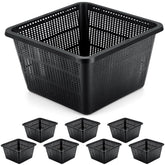 RimCereal aquatic plant baskets support lush pond growth
