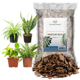 Rio Hamza Trading Houseplant Mulch provides natural bark chips for durable soil cover in indoor pots.