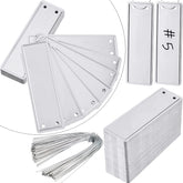 Ripeng 200-piece aluminum plant labels for durable outdoor garden labeling