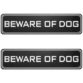 Ripeng beware of dog sign aluminum 3x12 inches improves yard visibility outdoors.