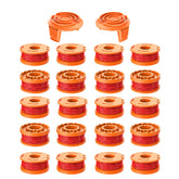 RISELION WA0010 spool assembly for Worx compatibility with smooth line feeding