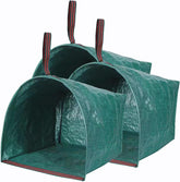 RISETEX reusable lawn bags with dustpan design for fast outdoor cleanup.