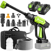 Rivlox cordless pressure washer 1500psi front view for fast outdoor cleaning.