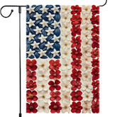 RMXJKIIU memorial day garden flag 18x12, vibrant outdoor display on burlap, durable outdoors.