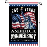 Rngmsi 250th anniversary flag front view for outdoor patriotic display.