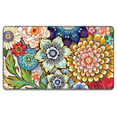 Rnivvi front door mat with cute flower mandala design adds welcoming style and protects floors
