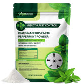 RobiGuard diatomaceous earth powder container on shelf, easy indoor pest barrier.