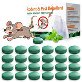 Rodent Mouse Repellent packaging highlights natural peppermint formula for safe home use.