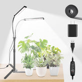 RODINTO dual-head LED grow light for versatile indoor gardening