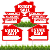 Rogue River Tactical estate sign 17x13 front view with high visibility