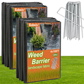 Rohuis weed barrier fabric roll demonstrates durable weed control and garden airflow.