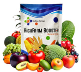 Rolling Springs RichFarm Booster bottle cap demonstrates easy, even dosing for field-ready mixtures.