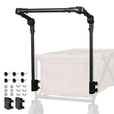 ROMILTON adjustable push handle for wagons with customizable length for comfort.