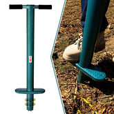 Rondauno sod plugger with serrated base for faster hole digging in soil