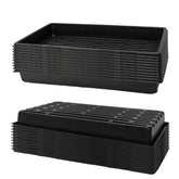 RooTrimmer 1020 tray with no hole design for leak-free seed starting.