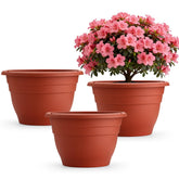 RooTrimmer 11-inch plant pot with drainage holes for healthy watering and airflow.