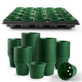 RooTrimmer 3-inch nursery pots, 100-count, sturdy seed starter for seedlings.