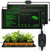 RooTrimmer heating mat on a seed tray delivering even germination warmth