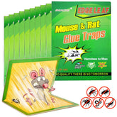 ROPQPEOD large mouse glue trap plate with strong adhesion for pest capture