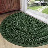 RORA half-circle door mat on a porch protects flooring while welcoming guests.