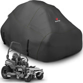Rosefray zero-turn mower cover universal fit protects a 60-inch deck from rain.